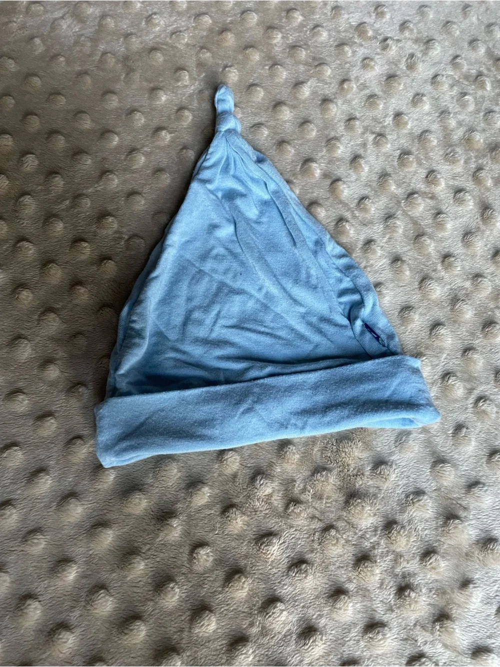 Kicker Pants Soft Blue Bamboo Knotted Baby Hat